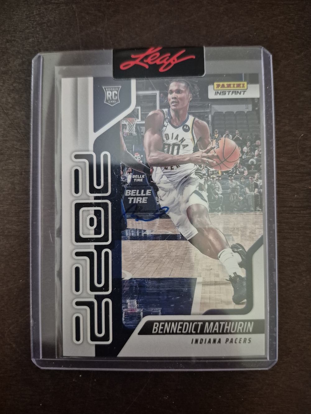 Panini Instant Bennedict Mathurin Basketball Card - White/Black